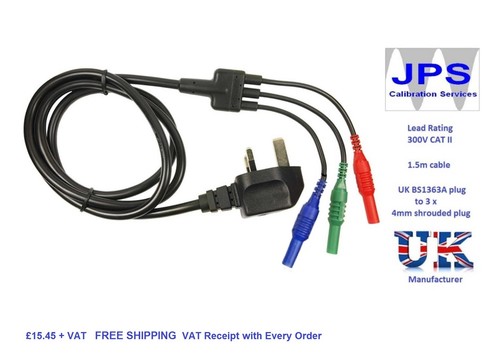 Mains test lead - mains,